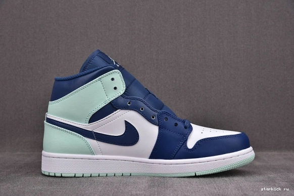 Mint Blue Mid 554725-413 554725-413 Jordan 1 1014